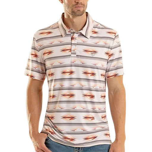 Rock & Roll Denim Men's Aztec Printed Polo Shirt MEN - Clothing - Shirts - Short Sleeve Panhandle