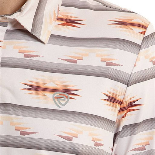 Rock & Roll Denim Men's Aztec Printed Polo Shirt MEN - Clothing - Shirts - Short Sleeve Panhandle