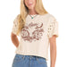 Rock & Roll Denim Women's Grommet Sleeve Graphic Natural Tee WOMEN - Clothing - Tops - Short Sleeved Panhandle
