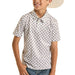 Rock & Roll Denim Boy's Mini Aztec Geo Printed Polo Shirt KIDS - Boys - Clothing - Shirts - Short Sleeve Shirts Panhandle