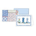 Handpainted Blue Cowboy Boots Petite Note Combo HOME & GIFTS - Gifts Roseanne Beck Collections