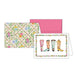 Fancy Boots Floral Petite Note Combo HOME & GIFTS - Gifts Roseanne Beck Collections