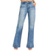 Risen High Rise Tummy Control Wide Flare Jean WOMEN - Clothing - Jeans Risen Jeans