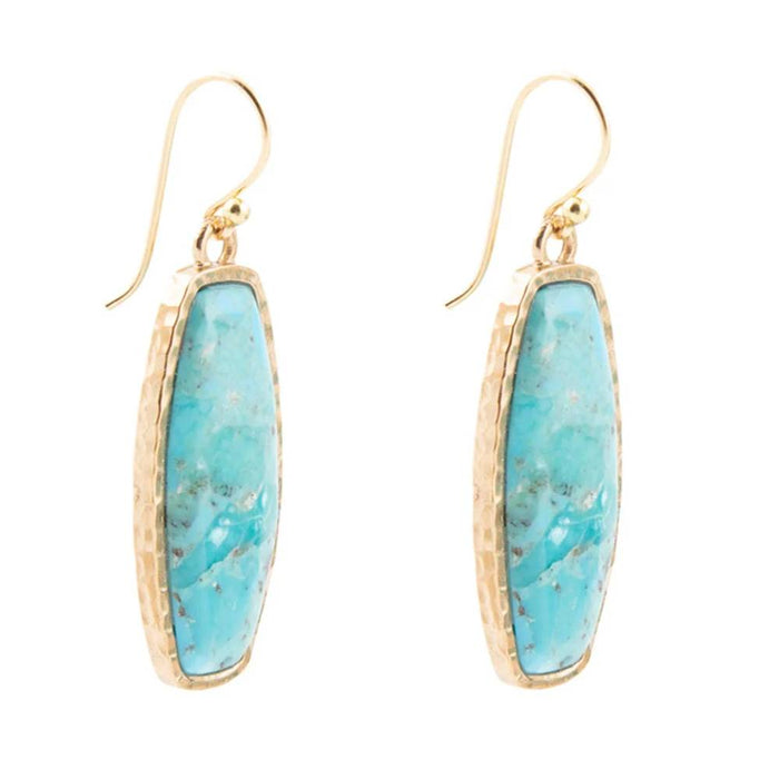 Odyssey Long Turquoise Bronze Earrings WOMEN - Accessories - Jewelry - Earrings Barse Jewelry