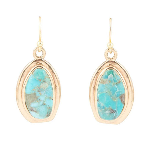 Turquoise Golden Drop Earrings WOMEN - Accessories - Jewelry - Earrings Barse Jewelry
