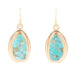 Turquoise Golden Drop Earrings WOMEN - Accessories - Jewelry - Earrings Barse Jewelry