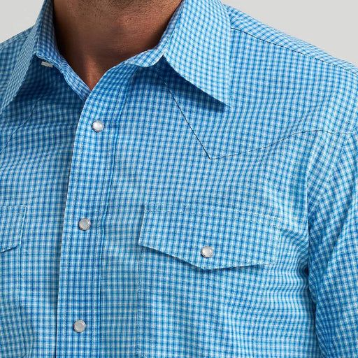 Wrangler Men's Plaid Western Pearl Snap Shirt MEN - Clothing - Shirts - Short Sleeve Wrangler