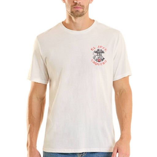 Rock & Roll Denim Men's El Jefe Vaquero White Graphic Tee MEN - Clothing - T-Shirts & Tanks Panhandle