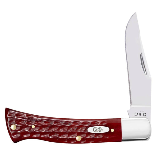 Case Pocket Worn Old Red Bone - Corn Cob Jig Case Axe Handle Knives W.R. Case