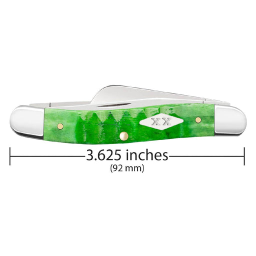 Case Bright Green Bone - Gator Jig Medium Stockman Knives W.R. Case