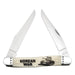 Case War Series Smooth Natural Bone Muskrat Knives W.R. Case