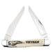 Case War Series Smooth Natural Bone Muskrat Vietnam Knives W.R. Case