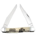 Case War Series Smooth Natural Bone Muskrat Desert Storm Knives W.R. Case