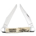 Case War Series Smooth Natural Bone Muskrat Enduring Freedom Knives W.R. Case