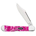 Case Mini Copperlock - Smooth Pink Crackle Kirinite Knives W.R. Case