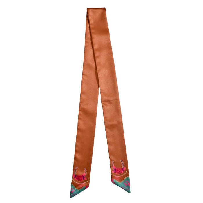 Rodeo Rose Copper Twilly WOMEN - Accessories - Scarves & Wraps Tirzah Lane Art