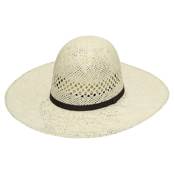 Twister Youth Twisted Weave Open Crown Ivory Straw Hat HATS - KIDS HATS M&F Western Products