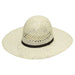 Twister Youth Twisted Weave Open Crown Ivory Straw Hat HATS - KIDS HATS M&F Western Products