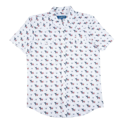 Panhandle Slim Men's Western Longhorn Snap Shirt MEN - Clothing - Shirts - Short Sleeve Panhandle