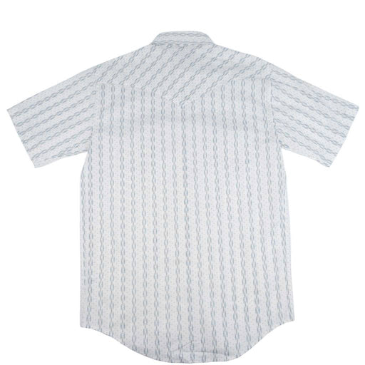 Panhandle Slim Men's Geo Print White Snap Shirt MEN - Clothing - Shirts - Short Sleeve Panhandle
