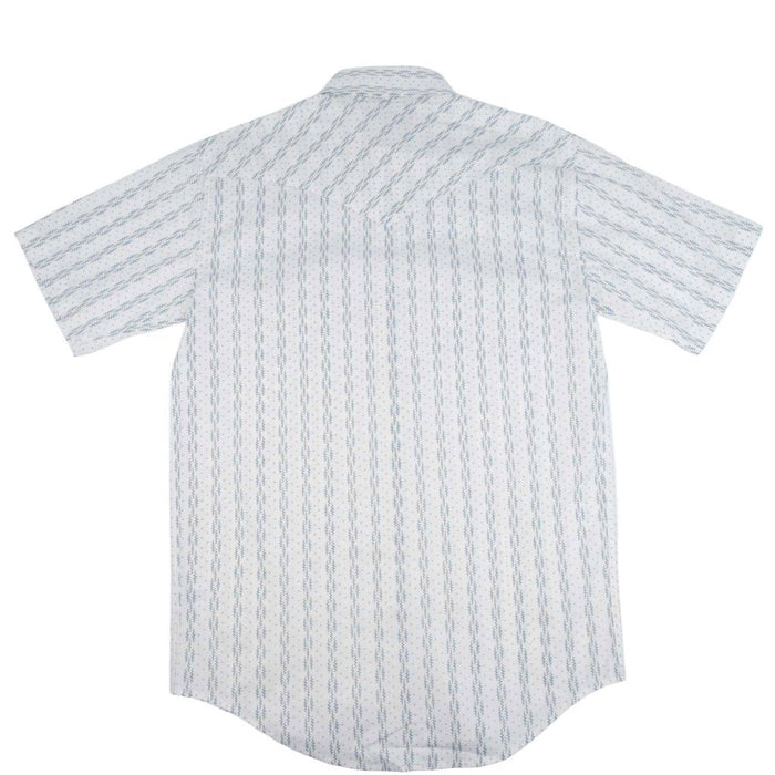 Panhandle Slim Men's Geo Print White Snap Shirt MEN - Clothing - Shirts - Short Sleeve Panhandle