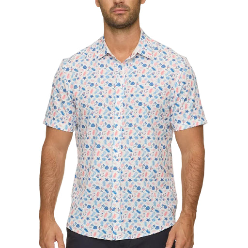 Flag & Anthem Men's Sayreville Americana Drink Button Down Shirt MEN - Clothing - Shirts - Short Sleeve Flag And Anthem