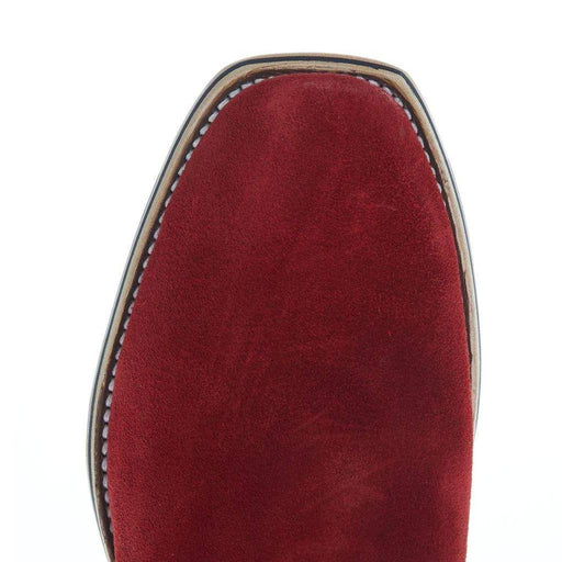 Horse Power Men's Cutter Toe High Noon Red Suede Western Boot MEN - Footwear - Western Boots Horse Power