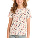 Rock & Roll Denim Girl's American Print Natural Tee KIDS - Girls - Clothing - T-Shirts Panhandle
