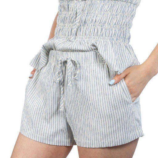 Driftwood Stripe Overswim Cream Shorts WOMEN - Clothing - Surf & Swimwear - Cover-Ups Rhythm