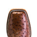 Horse Power Men's Square Toe Kango Tobacco Full Quill Ostrich Chocolate Western Boot MEN - Footwear - Exotic Western Boots Horse Power