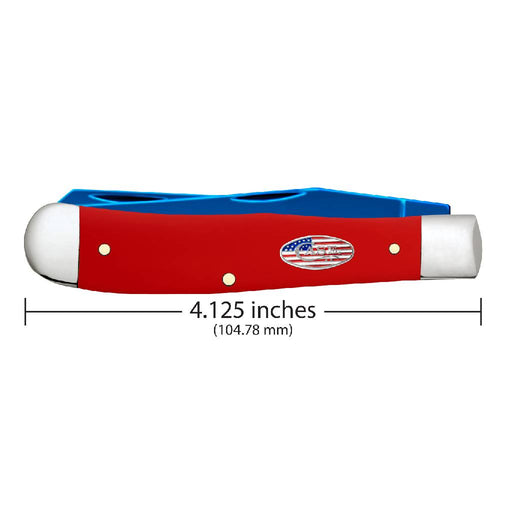 Case 250th Red Synthetic Trapper in Patriotic Box Knives W.R. Case
