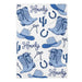 Western Cactus Blue Waffle Tea Towel HOME & GIFTS - Tabletop + Kitchen - Kitchen Decor Canary Road