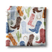 Cowboy Boot Cactus Multicolor Tea Towel HOME & GIFTS - Tabletop + Kitchen - Kitchen Decor Canary Road