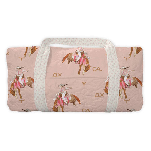 Casey Cowgirl Patchwork Rose Duffle Bag ACCESSORIES - Luggage & Travel - Duffle Bags Ida Mae Home