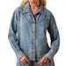 Ariat Women's Bonfire Denim Shirt Jacket WOMEN - Clothing - Tops - Long Sleeved Ariat Clothing