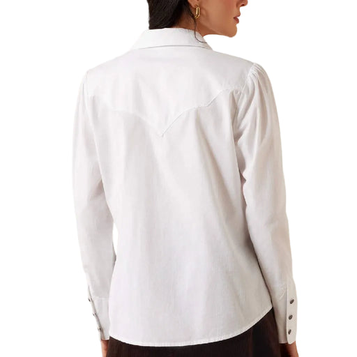 Ariat Women's Lattice White Shirt WOMEN - Clothing - Tops - Long Sleeved Ariat Clothing