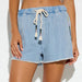 Spiritual Gangster Meadow Chambray Short WOMEN - Clothing - Shorts Spiritual Gangster