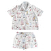 Daisy Boots Patchwork White PJ Set WOMEN - Clothing - Loungewear Ida Mae Home