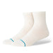 Stance Women's Fine Rib Ivory Quarter Crew Socks WOMEN - Clothing - Intimates & Hosiery Stance