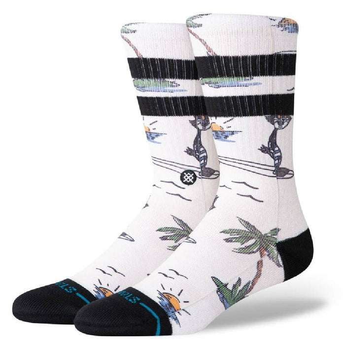 Stance Men's Kool Kats Surf Crew Socks MEN - Clothing - Underwear, Socks & Loungewear Stance
