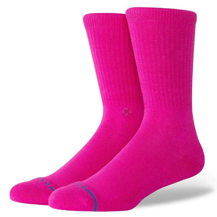 Stance Men's Fuschia Icon Crew Socks MEN - Clothing - Underwear, Socks & Loungewear - Socks Stance