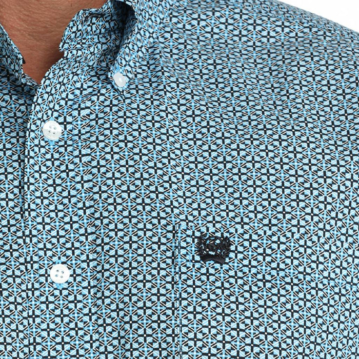 Cinch Men's Geo Print Button Down Shirt MEN - Clothing - Shirts - Short Sleeve Cinch