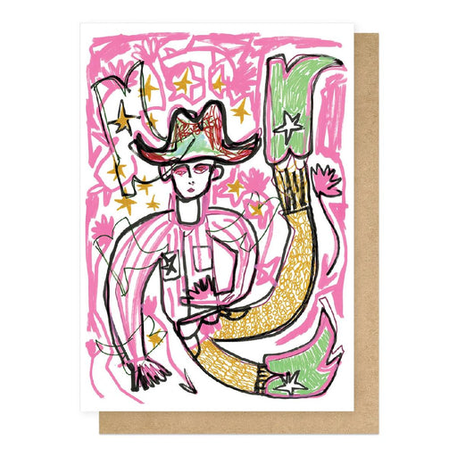 Boots Cowboy Card HOME & GIFTS - Gifts East End Prints