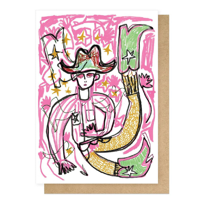 Boots Cowboy Card HOME & GIFTS - Gifts East End Prints