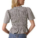 Gracie Striped Peplum Top WOMEN - Clothing - Tops - Short Sleeved Olivaceous