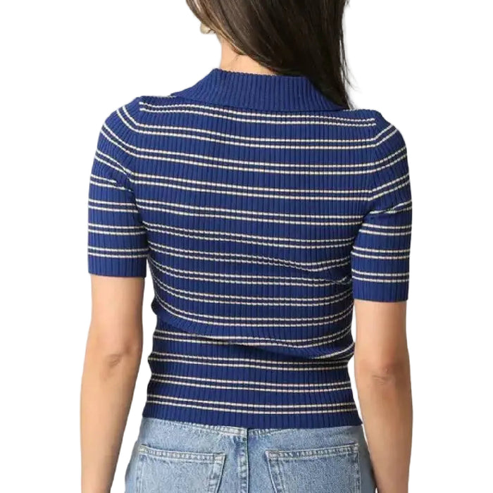 Ina Stripe Top WOMEN - Clothing - Tops - Short Sleeved Olivaceous
