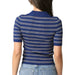 Ina Stripe Top WOMEN - Clothing - Tops - Short Sleeved Olivaceous