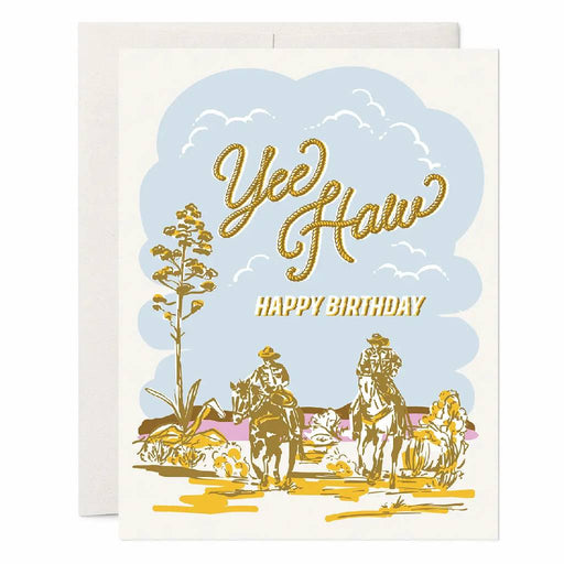 Yeehaw Cowboy Birthday Card HOME & GIFTS - Gifts Antiquaria