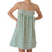 Stripe Baby Doll Green Dress WOMEN - Clothing - Dresses Raisonnel