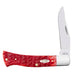 Case Dark Red Bone CS - Peach Seed Jig Case Axe Handle Knives W.R. Case